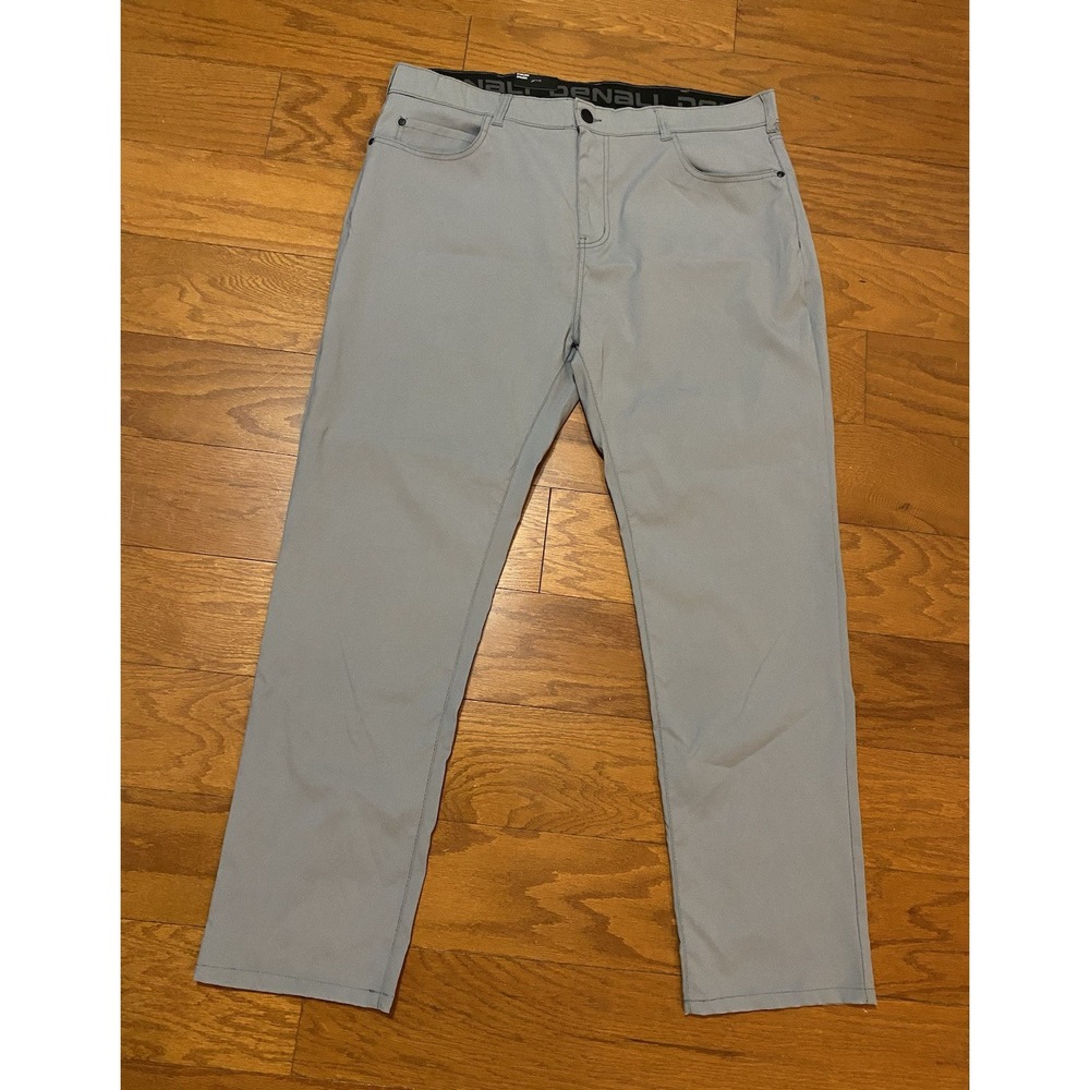 NWT DENALI Travel Pants Mens 38x30 Gray Stretch UPF 50 Flex Tech New! $52